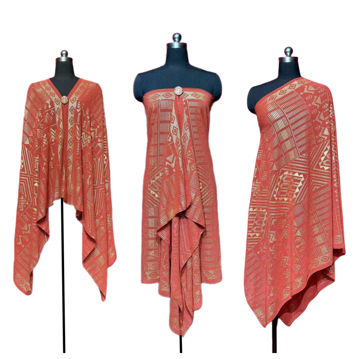 70.8‘’*33.8‘’Vintage 1920s gorgeous style Faux Assuit foil print Women's shawl Pearl Chiffon Hijab scarf headscarf