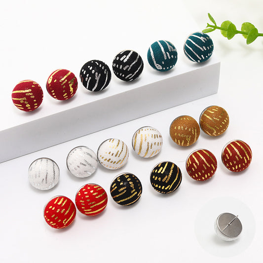 18pcs of Bohemian retro original pure handmade jewelry accessories Fashion multi-colored pattern brooch for women