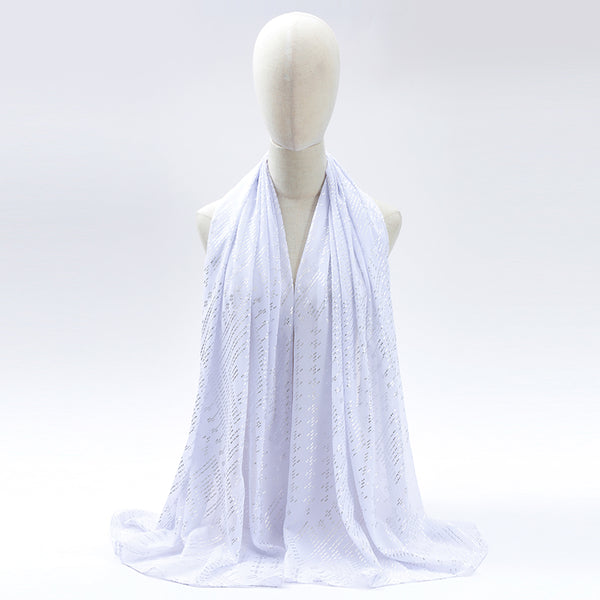 Women's Scarf Faux Assuit foil print Turban Head scarves Shawls Retro style