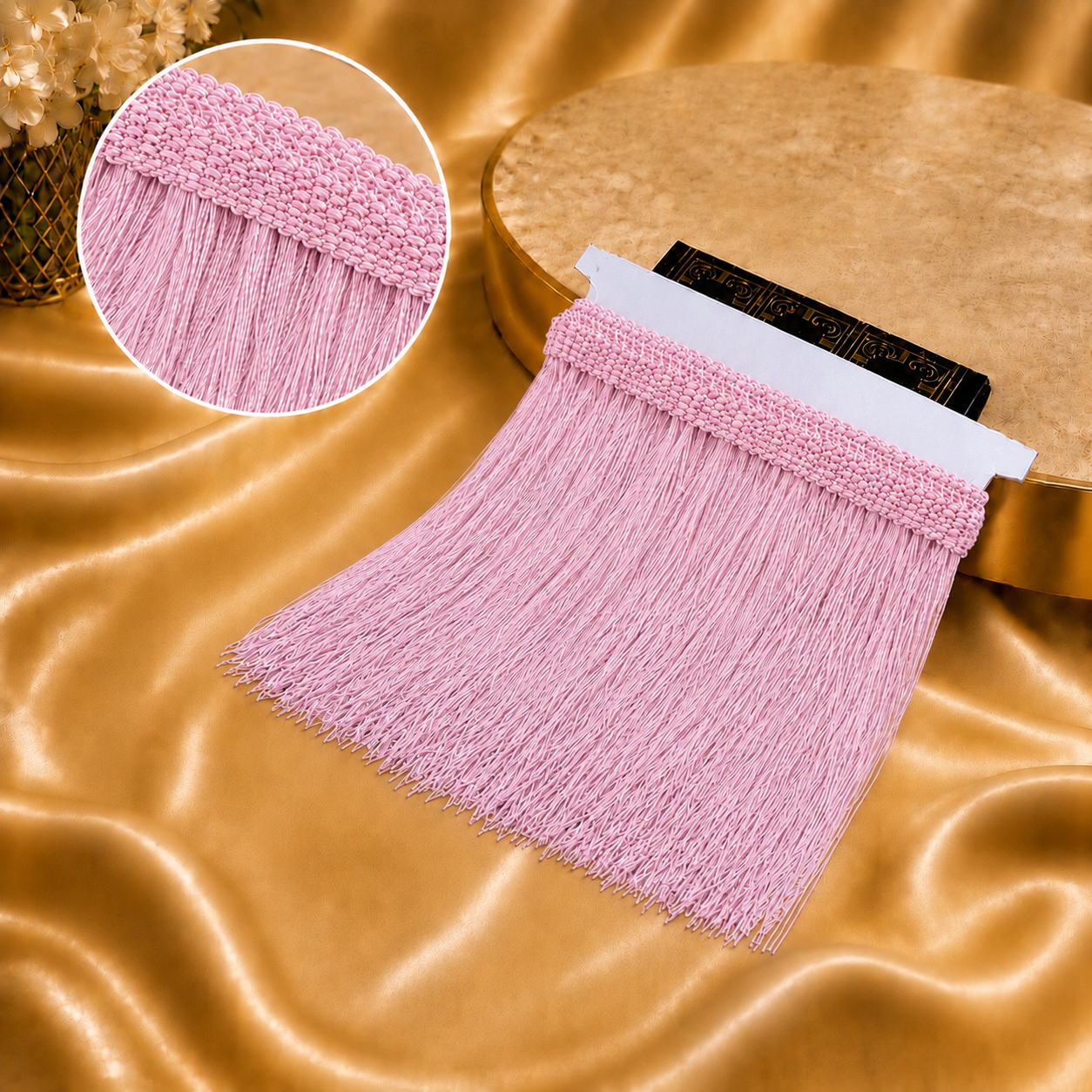 1 Yard 12cm/4.8inch Tassel Lace Ribbon for DIY Clothing, Costumes, Dancewear, Curtains, Home Decor & Craft Sewing
