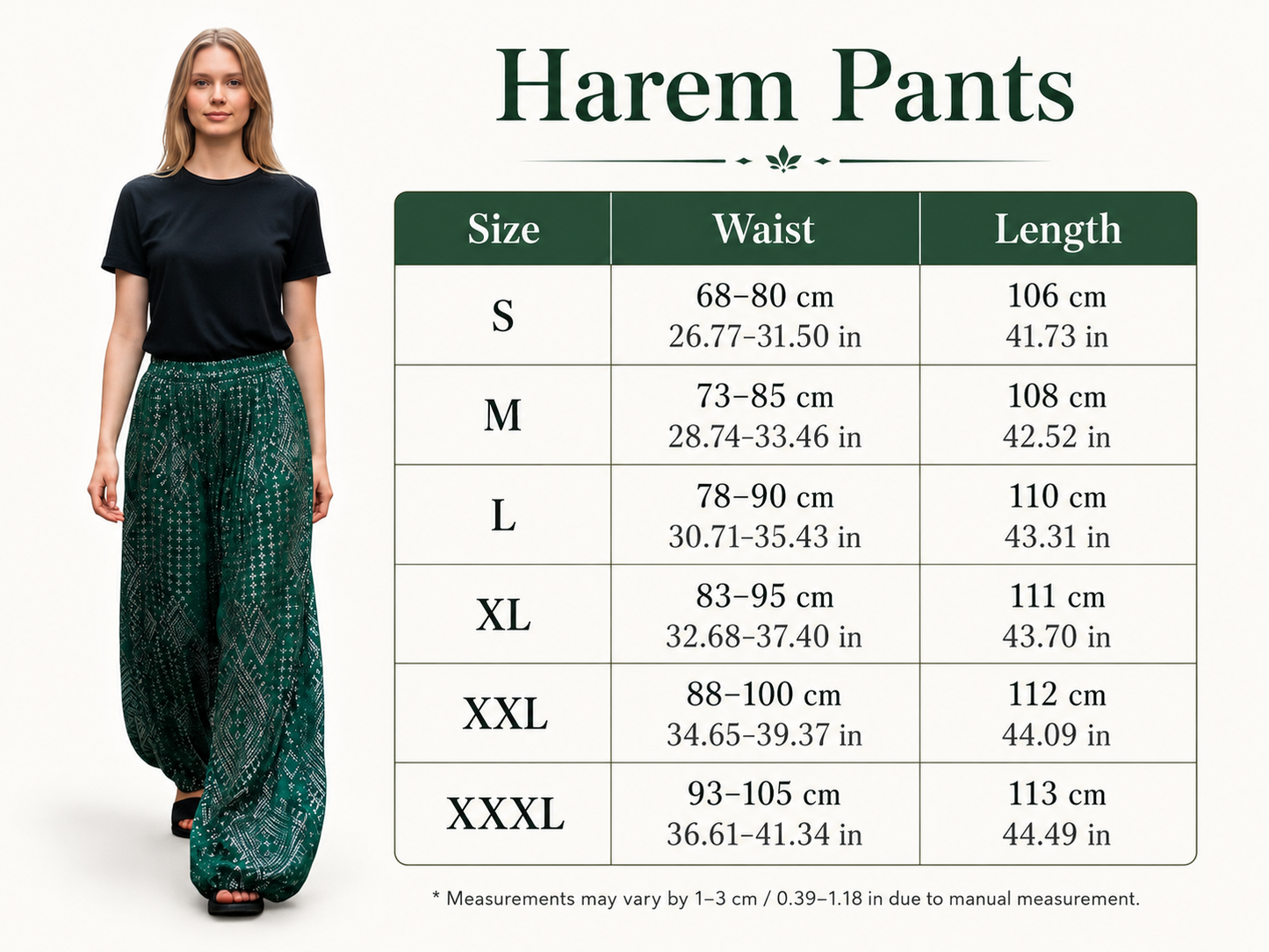 Pearl chiffon non-elastic fabric Clearance sale bloomers harem pants