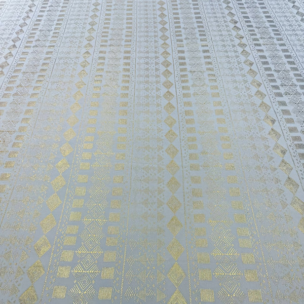 1 Yard Elastic Velvet Diamond flower fabric Faux Assuit foil print Vintage style Gorgeous DIY Clothing Dance Material