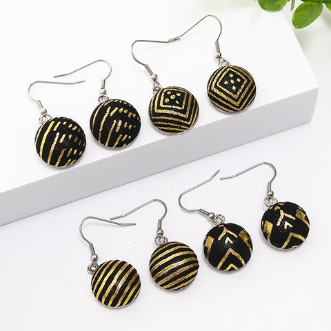 8pcs Original personalized ladies fashion earrings Bohemian Retro style 4 patterns