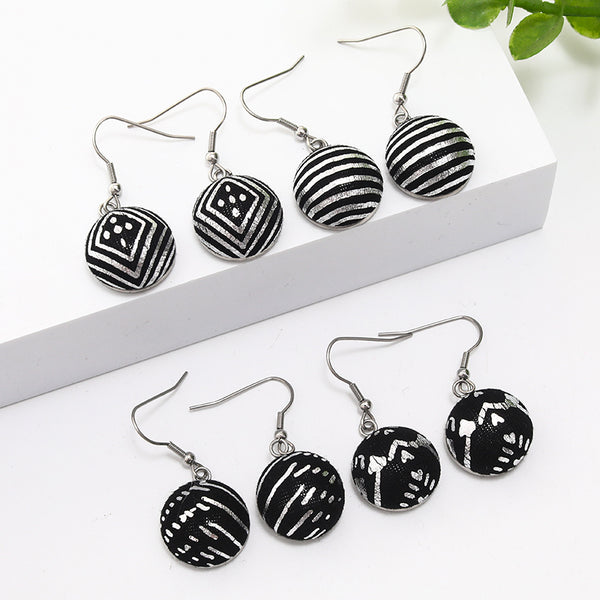 8pcs Original personalized ladies fashion earrings Bohemian Retro style 4 patterns