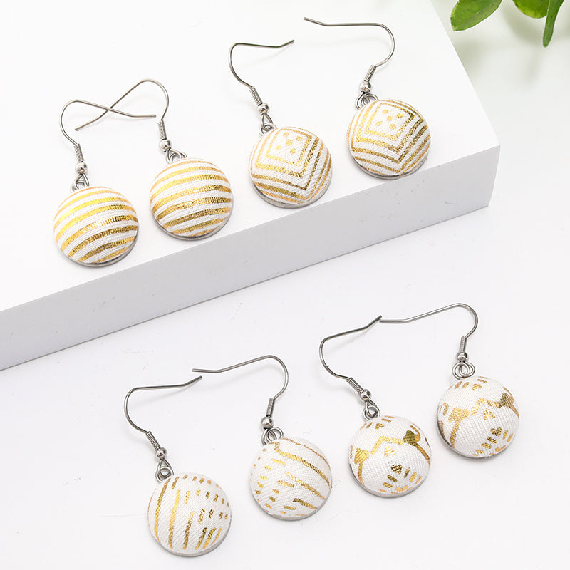 8pcs Original personalized ladies fashion earrings Bohemian Retro style 4 patterns