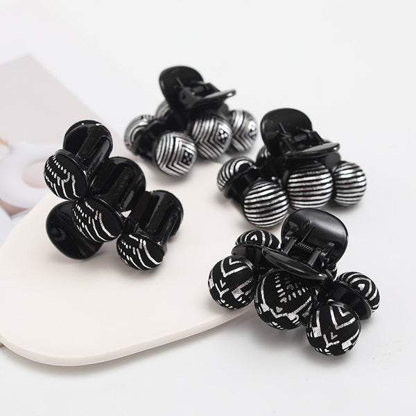 4pcs Women's hairpins Strong clip hair non-slip clip Birthday wedding fashion hairpin accessories