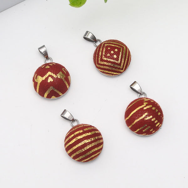 4 Patterns daily decoration all original handmade ladies retro colorful stylish pendants