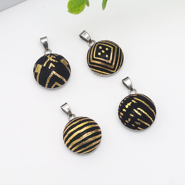 4 Patterns daily decoration all original handmade ladies retro colorful stylish pendants