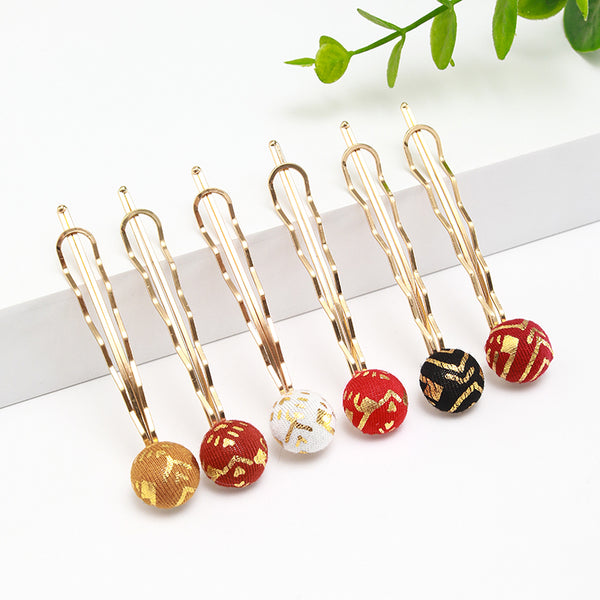 6pcs Fashion several new design alloy women hair accessories colorful cute girl out party hairpin combination