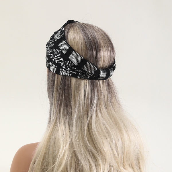 Modal Cotton Fashion Dress Women's headband Vintage scrunchie for everyday wear party hijab