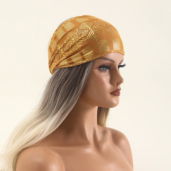 Modal Cotton Fashion Dress Women's headband Vintage scrunchie for everyday wear party hijab