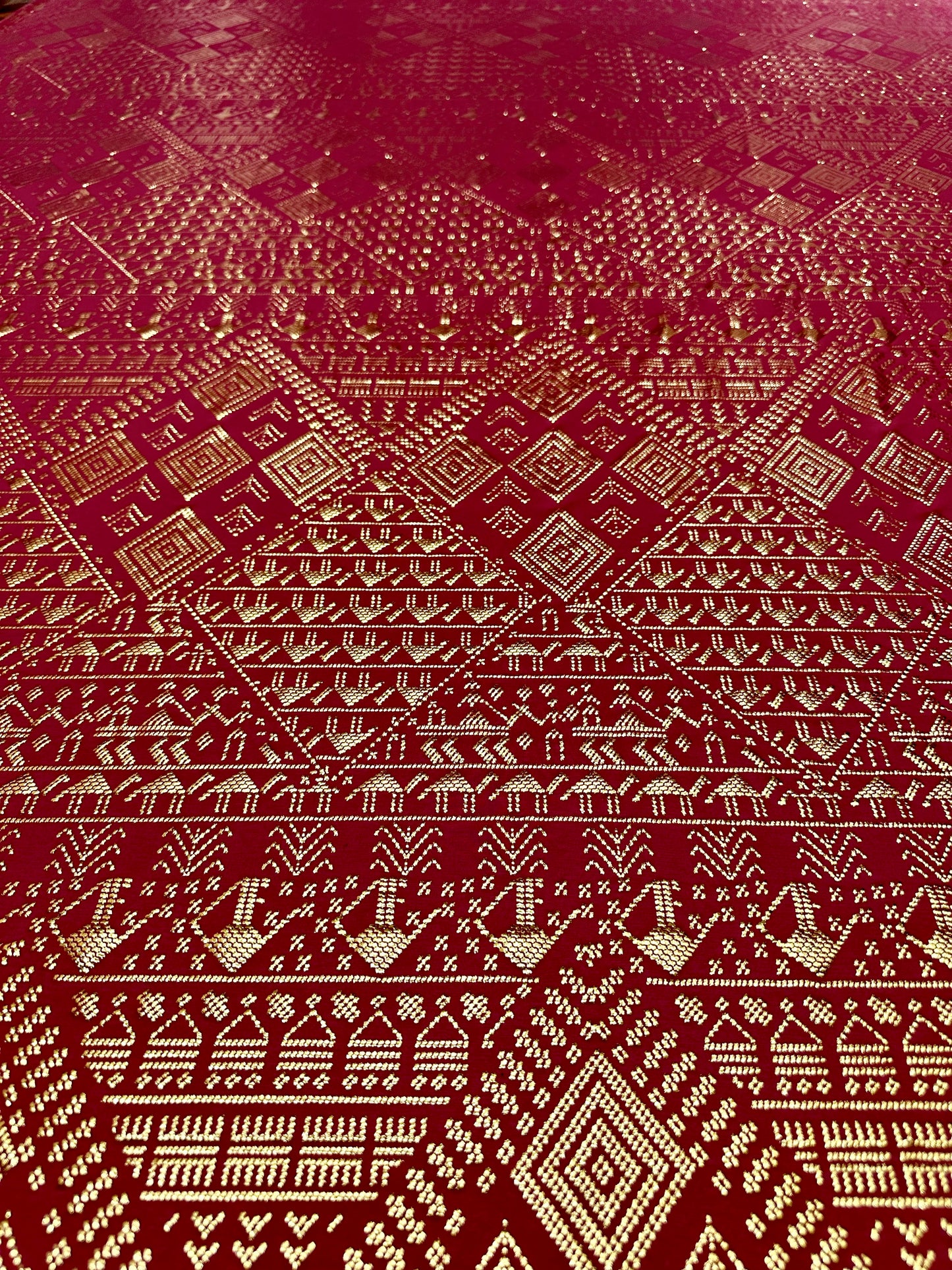 The Elastic Rayon Faux Assuit foil print Fabric Tribal BellyDance ATS Costume Fabric Oriental Dance