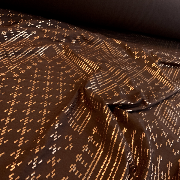 The Elastic Rayon Faux Assuit foil print Fabric Tribal BellyDance ATS Costume Fabric Oriental Dance