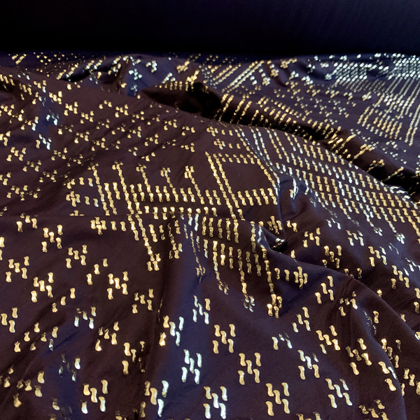 The Elastic Rayon Faux Assuit foil print Fabric Tribal BellyDance ATS Costume Fabric Oriental Dance