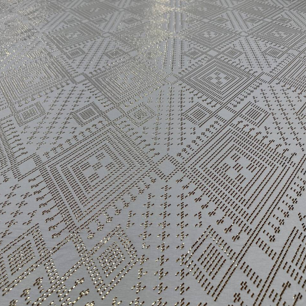 The Elastic Rayon Faux Assuit foil print Fabric Tribal BellyDance ATS Costume Fabric Oriental Dance