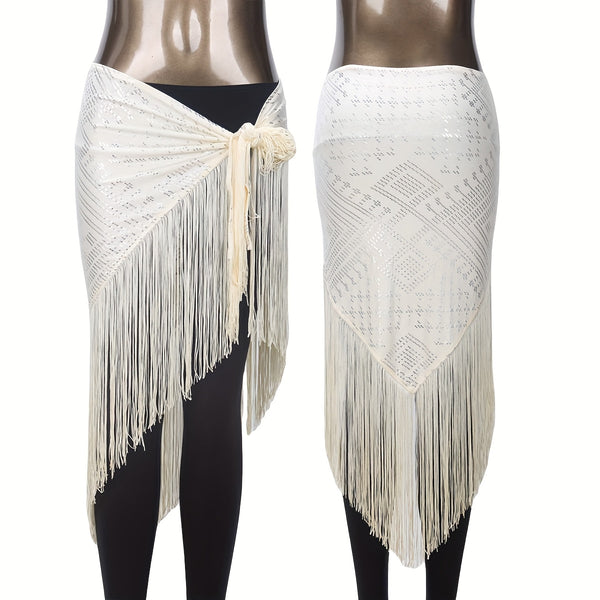 Modern Assuit Triangle Hip Towel Modal Royan Faux Assuit foil Print Hip scarf Bellydance hip towel