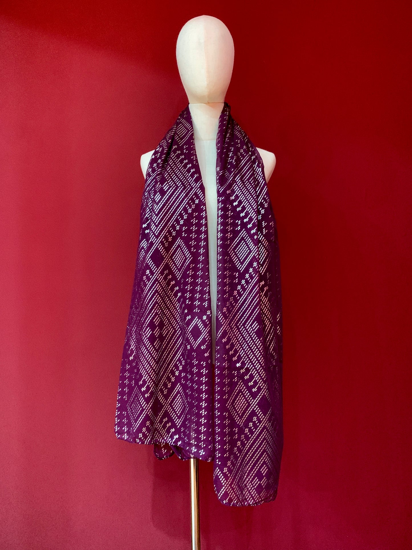 Modern Fashions shawl scarf Cotton hot stamping Hip scarf Headband gauze kerchief