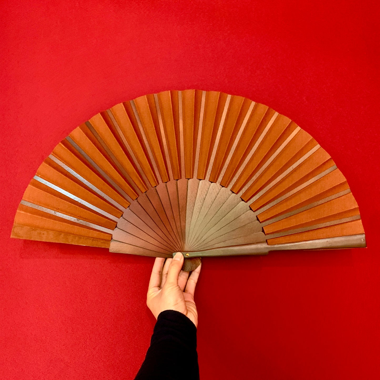 Pure Color Spanish wooden Fan Flamenco dance fan craft fan Bellydance props