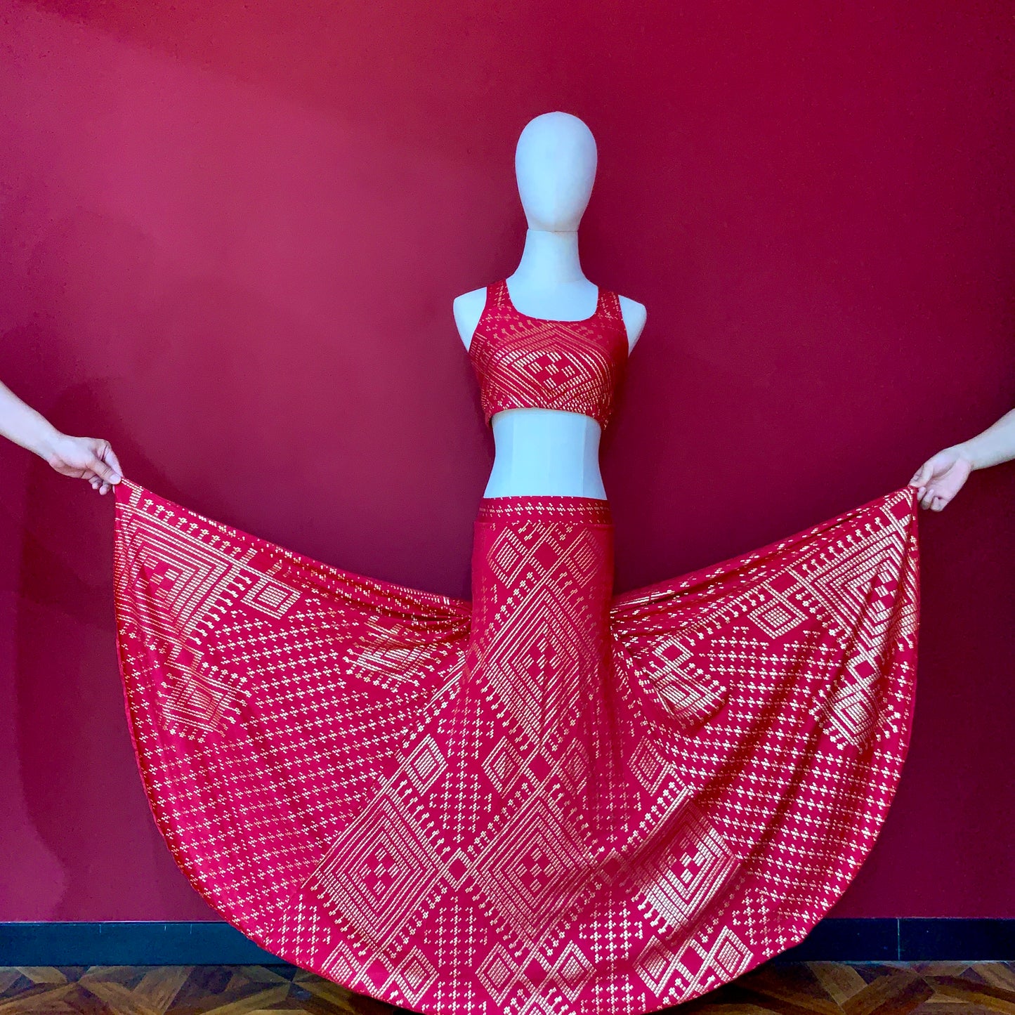 Modern Big Big Big Assuit Mermaid skirts Tribal Fusion Peformance Costumes ATS Flamenco skirts