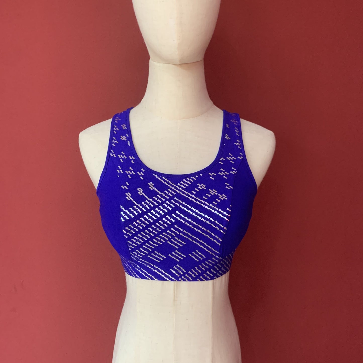 Tribal Fashions ATS choli Assuit The Elastic Rayon Faux Assuit Foil Print vest