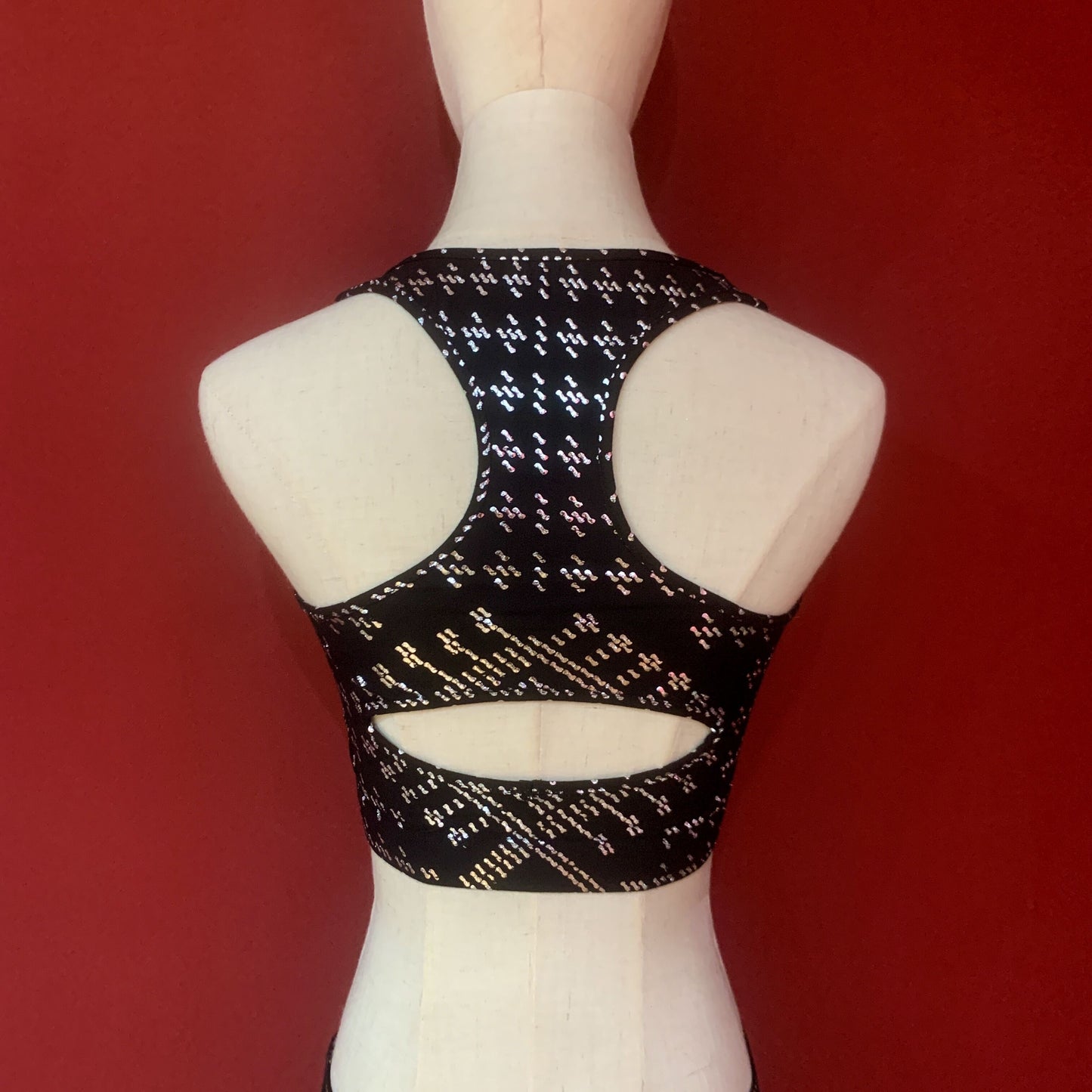 Tribal Fashions ATS choli Assuit The Elastic Rayon Faux Assuit Foil Print vest
